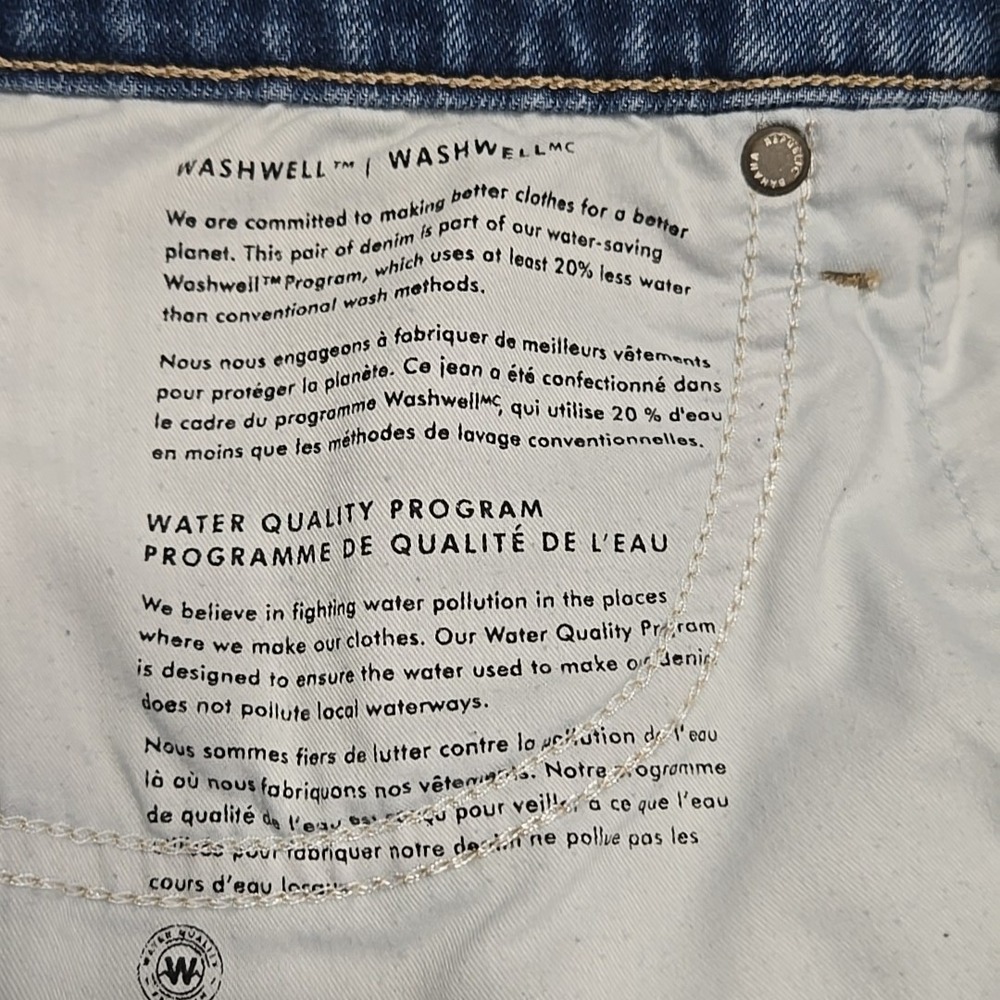 Banana Republic Premium Denim Ultra High-rise Slim Fit Women's Jeans 32 - Picture 9 of 10